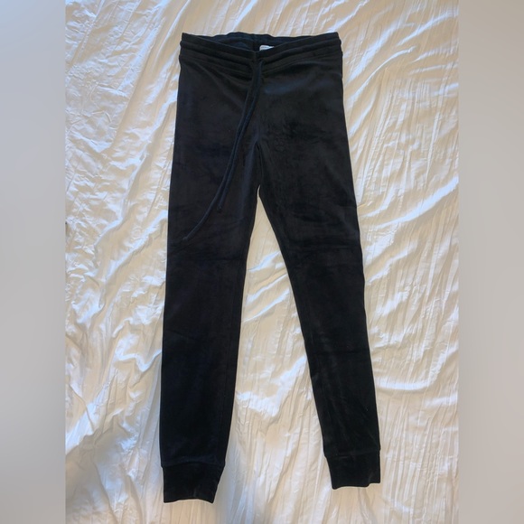 Black Velvet Pants - Picture 1 of 1